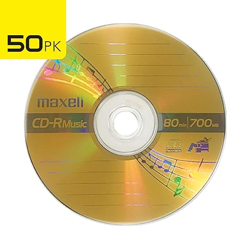 Maxell Music Gold - CD-R X 50 - 700 MB - Storage