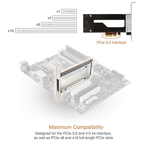ICY Dock M.2 NVMe SSD to PCIe 3.0 x4 Removable SSD Mobile Rack for PCIe Expansion Slot | ToughArmor MB840M2P-B