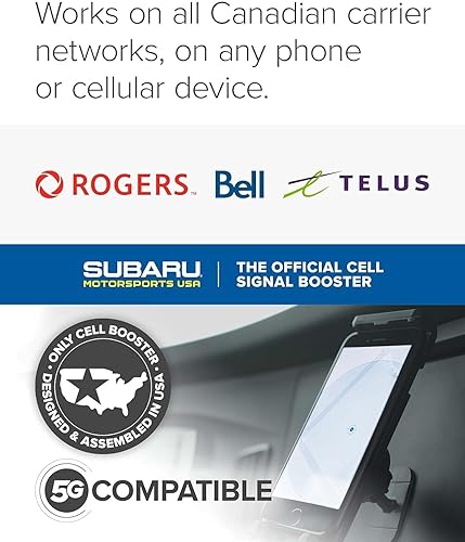 weBoost Drive Sleek OTR (470235F) Truck Cell Phone Signal Booster | U.S. Company | All Canadian Carriers - Bell, Rogers, Telus & More | ISED Approved