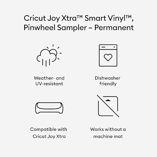 Cricut Smart Vinyl, Pinwheel Sampler