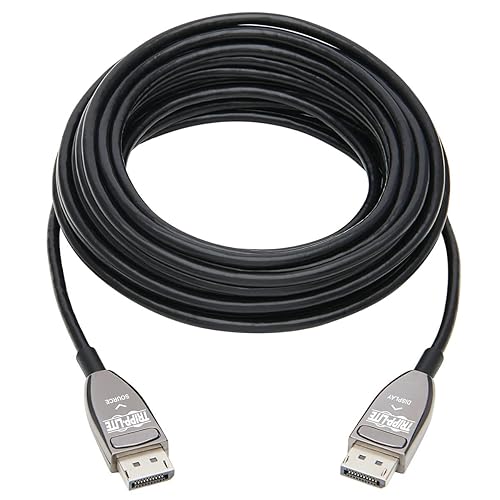 Tripp Lite DisplayPort Fiber Active Optical Cable AOC 8K 60Hz CL3 M/M 25M (P580F3-25M-8K6)