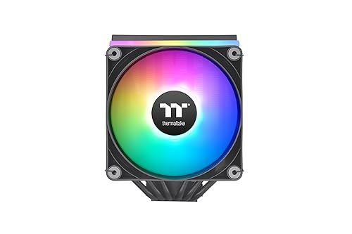 Thermaltake ASTRIA 600 ARGB CPU Cooler, Comaptible with Latest Intel LGA 1700 and AMD AM5 CPU, Dual Tower, 265W TDP Cooling Power, CL-P121-CA12SW-A