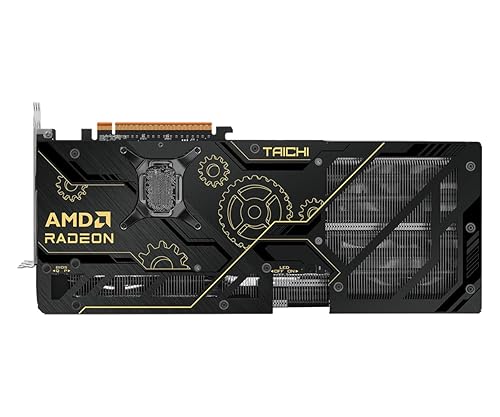 ASRock AMD Radeon RX 9070 XT Taichi 16GB OC 3100 MHz 20 Gbps GPU GDDR6 256Bit PCIe5.0 Dual BIOS 850W RT+AI Accelerators 3X Cooling System HDMI2.1b DP2.1a Graphics Card 12V-2x6-pin Power Connectors