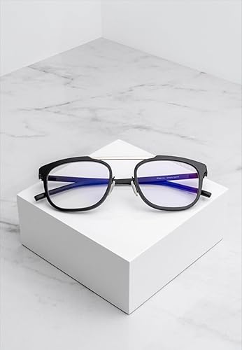 GUNNAR - Premium Blue Light Blocking Glasses - Strata Collection - Gaming and Computer Glasses Pismo Amber Tint