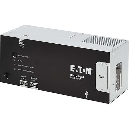 Tripp Lite by Eaton 850VA 510W 120V AC DIN Rail Industrial UPS - Hardwire Input/Output