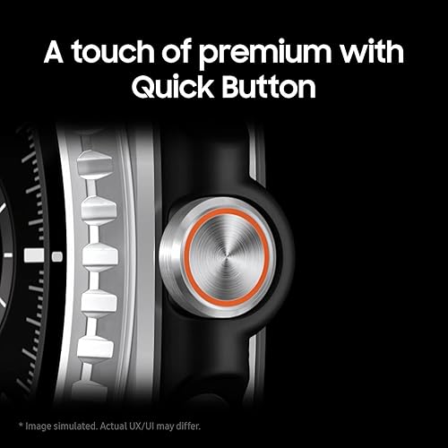 Samsung Galaxy Watch8 Classic Smartwatch, 46mm, Black, Bluetooth (CAD Version & Warranty) - AI Assistant (Gemini), Sleep Coaching, Fitness Tracking Black 46mm Watch8 Classic Bluetooth