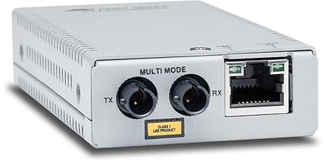 Allied Telesis - AT-MMC2000/ST-960 - Allied Telesis MMC2000/ST Transceiver/Media Converter - 1 x Network RJ-45-1 x ST Ports - Multi-Mode - Gigabit Ethernet - 10/100/1000Base-T, 1000Base-SX - Wall