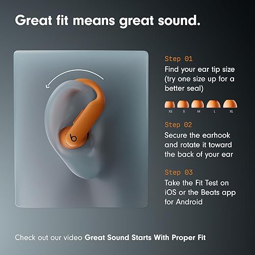 Beats Powerbeats Pro 2 Wireless Bluetooth Earbuds - Noise Cancelling, Heart Rate Monitor, IPX4, Up to 45H Battery & Charging Case, Works with Apple & Android - Electric Orange Electric Orange Powerbeats Pro 2