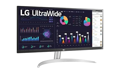 LG 29 Inch 29WQ600-W UltraWide Monitor with 21:9 FHD(2560 x1080) IPS Display, sRGB 99%, HDR10, AMD FreeSync, 1ms MBR, 100Hz, 2 x 7W Speakers with MaxxAudio, USB Type-C Connectivity, White 29 100 Hz | IPS FHD