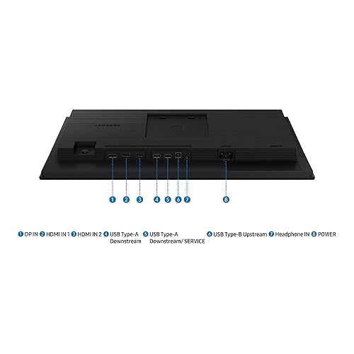 SAMSUNG Galaxy 22” (S40GD) Borderless Business Monitor with IPS Panel, 100Hz Refresh Rate, Eye Saver Mode, Ergonomic Design, Game Picture Mode, LS22D402GANXGO