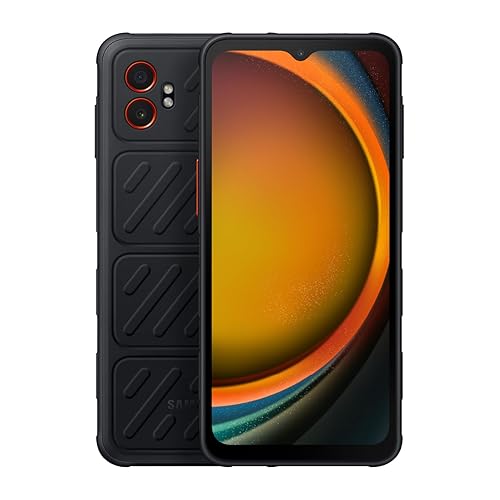 Samsung Galaxy XCover7 Pro 5G and Wi-Fi 6E | Rugged (IP68 Rated) Unlocked (Verizon, AT&T, T-Mobile, US Cellular) | Dual Sim (1 Nano + 1 eSIM) |128 GB | US Version (2025 Model) | Black (SM-G766UZKFN14) XCover 7 Pro