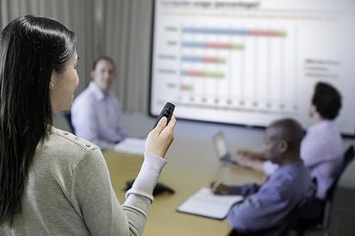 Kensington Wirelesss Presenter Expert with Cursor Control, Backlit Joystick and Red Laser Pointer (K72425AM)