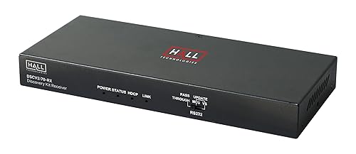Hall Technologies HT-DSCV-70-RX High-Definition Baseband Transmission 2.0 Receiver with USB and Audio De-embedding