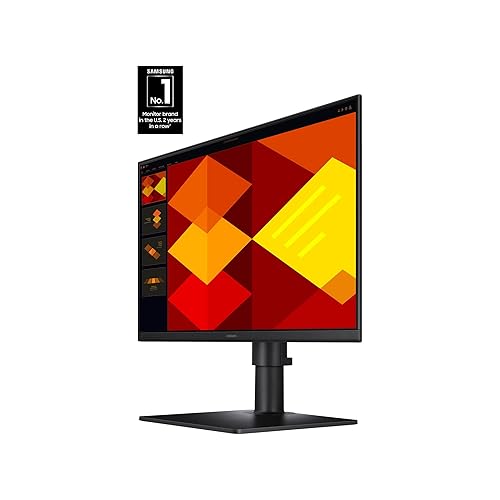 SAMSUNG Galaxy 22” (S40GD) Borderless Business Monitor with IPS Panel, 100Hz Refresh Rate, Eye Saver Mode, Ergonomic Design, Game Picture Mode, LS22D402GANXGO