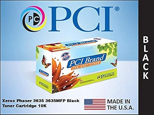 PCI Brand Compatible Toner Cartridge Replacement for Xerox 108R00795 Phaser 3635 Black Toner Cartridge 10K Yield