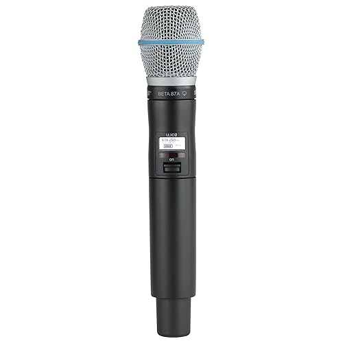 Shure ULXD2/B87A Handheld Transmitter with Beta87A Mic Capsule – for ULX-D Digital Wireless Systems, Receiver Sold Separately | G57 Band (ULXD2/B87A=-G57)