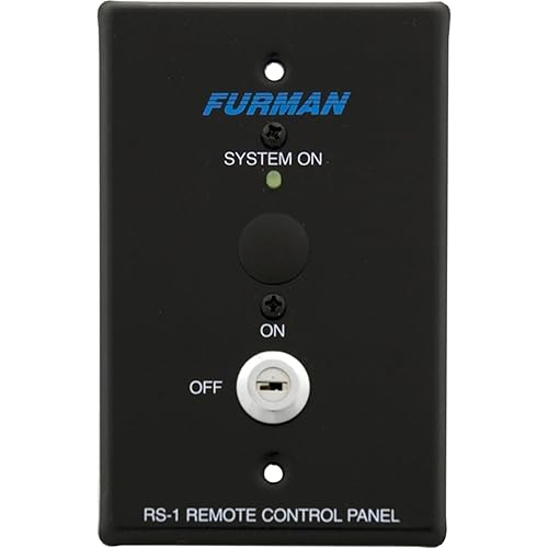 Furman RS-1 Remote System Control of Furman Power Sequencers, Keyswitch Panel, Maintained Contact On/Off Sequence