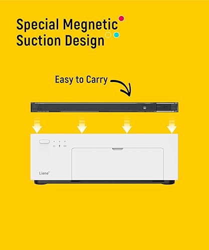 Liene 4x6'' Photo Printer, Wi-Fi Picture Printer, 20 Sheets, Full-Color Photo, Instant Photo Printer for iPhone, Android, Smartphone, Thermal dye Sublimation, Portable Photo Printer for Home Use Printer/20 Sheets