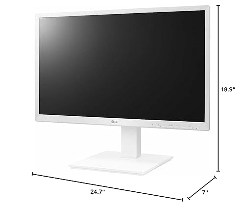 LG 24'' 24BK550Y-H IPS FHD Monitor with Flicker Safe, Reader Mode & Built-in Speakers