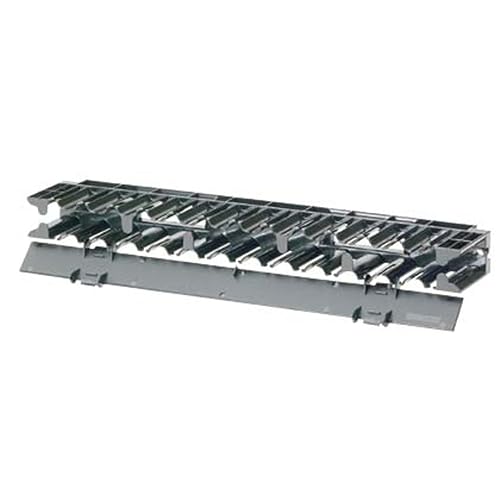 Panduit NCMHF1 Horizontal Cable Manager, Black