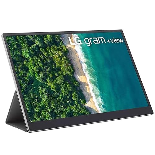 LG 16MR70.ASDU 16'' IPS WQXGA +View Portable Monitor with Folio, USB Type-C™, Silver
