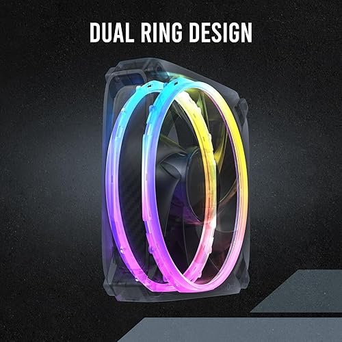 Antec Orbit 120 ARGB, PWM PC Fans, 120mm Fan, PWM Case Fan, Infinity Mirror Effect, 2000 RPM, FDB Bearing, Orbit Series 3 Packs