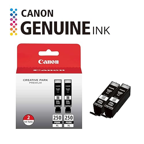 Canon PGI-250XL Black Ink Cartridges (6432B004), High Yield 2/Pack
