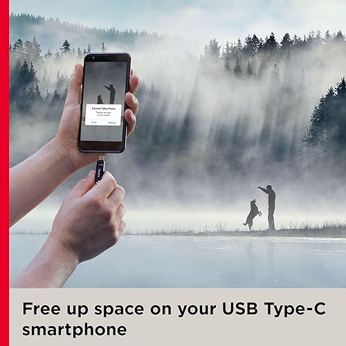 SanDisk 1TB Ultra Dual Drive Go, USB Type-C & Type-A Flash Drive, Up to 400MB/s Read Speed, for Smartphones, Tablets, Macs & Computers, Black Black 1 TB