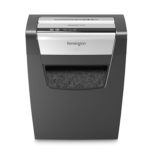 Kensington Shredder - OfficeAssist 10-Sheet Anti-Jam P4 Crosscut Security Shredder (K52075AM) P4 Cross Cut