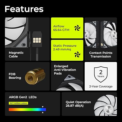 TRYX ROTA SL ARGB Case Fan 3in1