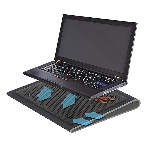 Targus 17” Dual Fan Chill Mat – Cooling Laptop Pad with USB-Powered Fans, Ergonomic Design & Soft Neoprene Base for Lap Comfort – Fits Up to 17” Laptops - AWE55US