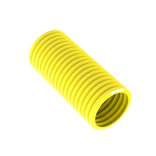 Panduit CLT100F-C4 Polyethylene Corrugated Loom Tubing with Slit, Yellow (100-Foot) Yellow 1-Inch by 100-Foot