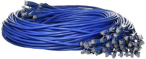 Tripp Lite Cat6 Gigabit Snagless Molded Patch Cable (RJ45 M/M) - Blue - 50 Piece Bulk Pack, 5-ft.(N201-005-BL50BP)