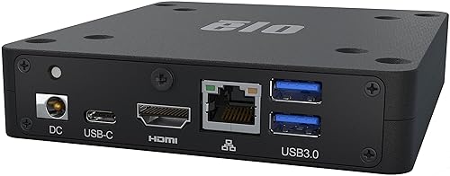 Elo Backpack 4 Mini Android Computer, Qualcomm Snapdragon SDA660, 4GB RAM, 64GB SSD, WiFi, Bluetooth, HDMI, USB-C Standard