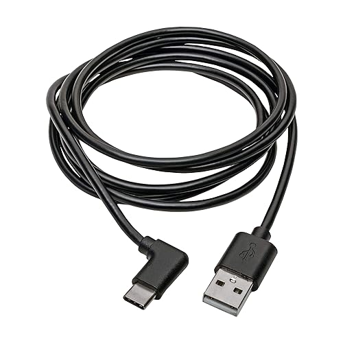 Tripp Lite USB 2.0 Hi-Speed Cable A to USB Type C M/Right-Angle, 6' (U038-006-CRA)