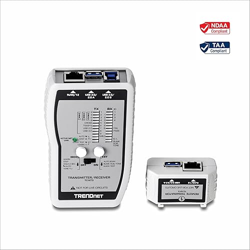 TRENDnet VDV and USB Cable Tester TC-NT3 Cable Tester VDV & USB