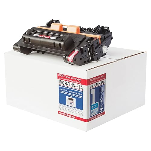 Micromicr MICRTHN81A MICR Toner Cartridge - Alternative for HP (81A) - Black