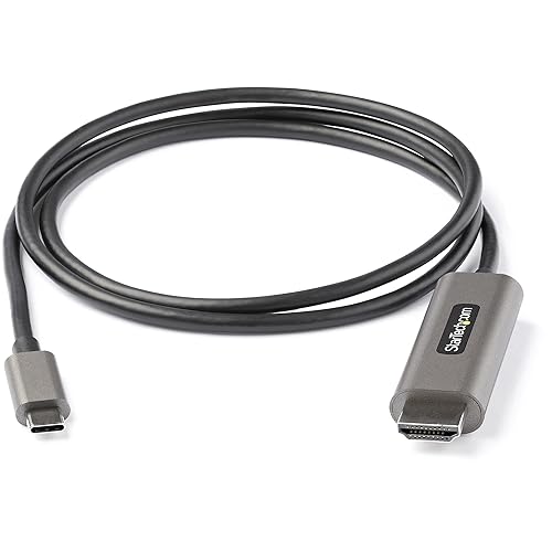 StarTech.com 3ft (1m) USB C to HDMI Cable 4K 60Hz w/ HDR10 - Ultra HD USB Type-C to 4K HDMI 2.0b Video Adapter Cable - USB-C to HDMI HDR Monitor/Display Converter - DP 1.4 Alt Mode HBR3 (CDP2HDMM1MH)