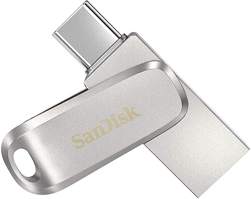 SanDisk 32GB Ultra Dual Drive Luxe USB Type-C - SDDDC4-032G-G46, Silver