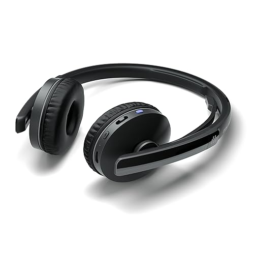EPOS | Sennheiser Adapt 261 (1000897) Dual Sided Headset, Wireless, Dual-Connectivity Bluetooth, USB-C Dongle Included, UC Optimized and Microsoft Teams Certified, Black Dual Sided USB-C