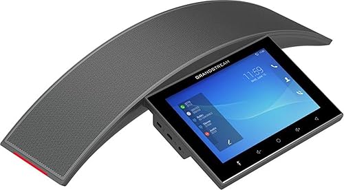 Grandstream GAC2570 Enterprise Conference Phone, WiFi 6, Bluetooth, Built-in Battery, PoE Injector Included.