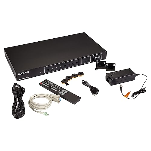 Black Box Video Matrix Switcher - HDMI 2.0 - 4K - Twisted Pair - 8 x 8