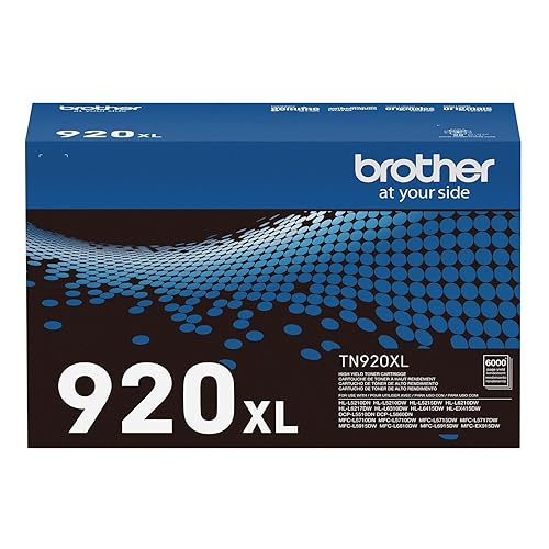 Brother Genuine TN920XL High-Yield Toner Cartridge