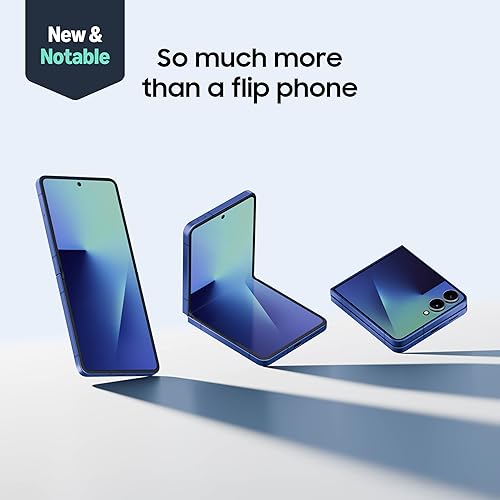 Samsung Galaxy Z Flip7 Cell Phone, 512GB AI Smartphone, Unlocked Android, Long Battery Life, 2025, US 1 Yr Manufacturer Warranty, Jet Black Jet Black 512GB Flip7 Phone Only