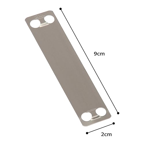 Panduit MMP350-C Marker Plate, 304 Stainless Steel, Natural (100-Pack) 3.50 by .75 100-Pack