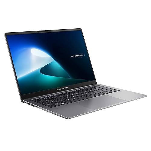 ASUS ExpertBook P5; Copilot+ PC, 14” Business Laptop, Intel® Core™ Ultra 7 Processor 258V, 32GB RAM, 1 TB SSD, WiFi 6E, Windows 11 Home, Misty Grey, P5405CSA-DH71-CA