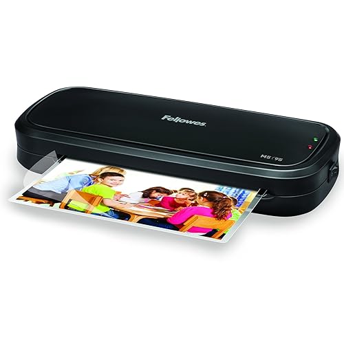 Fellowes Thermal Laminator Machine, 4 Minute Warm-up, 9.5 Input, for Laminating Sheets Up to 5-Mil Thick with Auto Shut Off 5737602