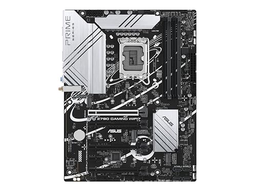 ASUS Z790 GAMING WIFI7 LGA 1700 ATX motherboard with PCIe 5.0, three M.2 slots, 14+1 DrMOS, DDR5, WIFI 7, Realtek 1Gb LAN, HDMI TM, USB 3.2 Gen 2x2 Type-C, front USB 3.2 Gen 1 Type-C, Thunderbolt USB4