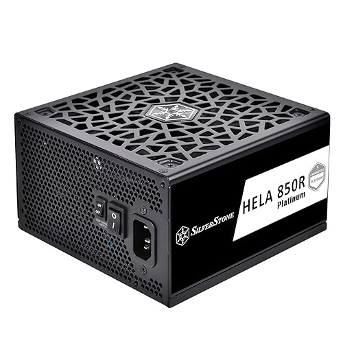 SilverStone Technology HELA 850R Platinum 850W PCIe Gen 5 / ATX 3.1 Power Supply with A+ Noise Rating (18dBA Average), SST-HA850R-PM (Made in Vietnam)
