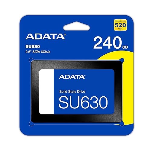 ADATA SU630 QLC 3D NAND SATA 2.5 Inch Internal SSD (240GB)